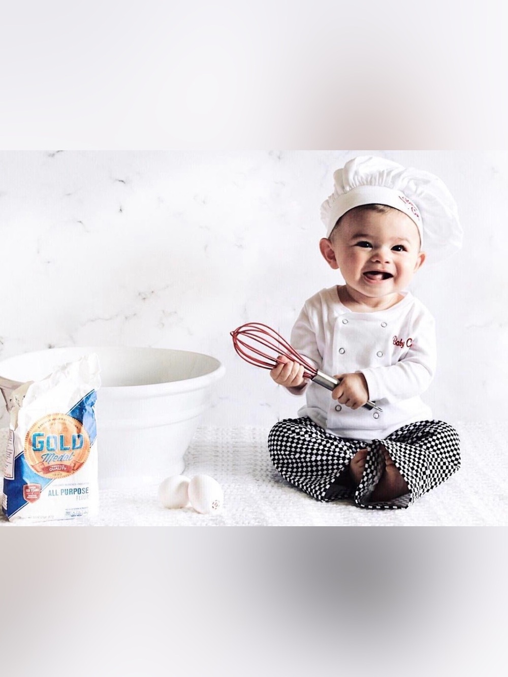 Baby Aspen Baby Chef 3-Piece Layette in Culinary Gift Box, 0-6